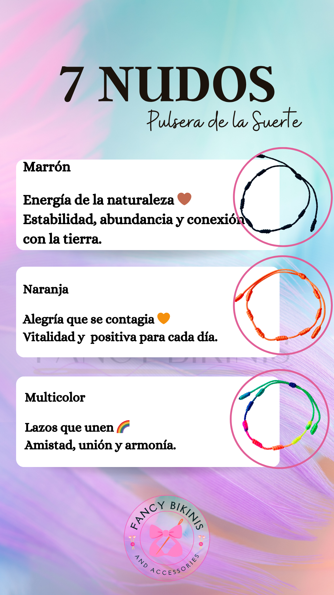 ✨ Pulsera de la Suerte 7 Nudos: Tu energía, tu amuleto, tu flow ✨
